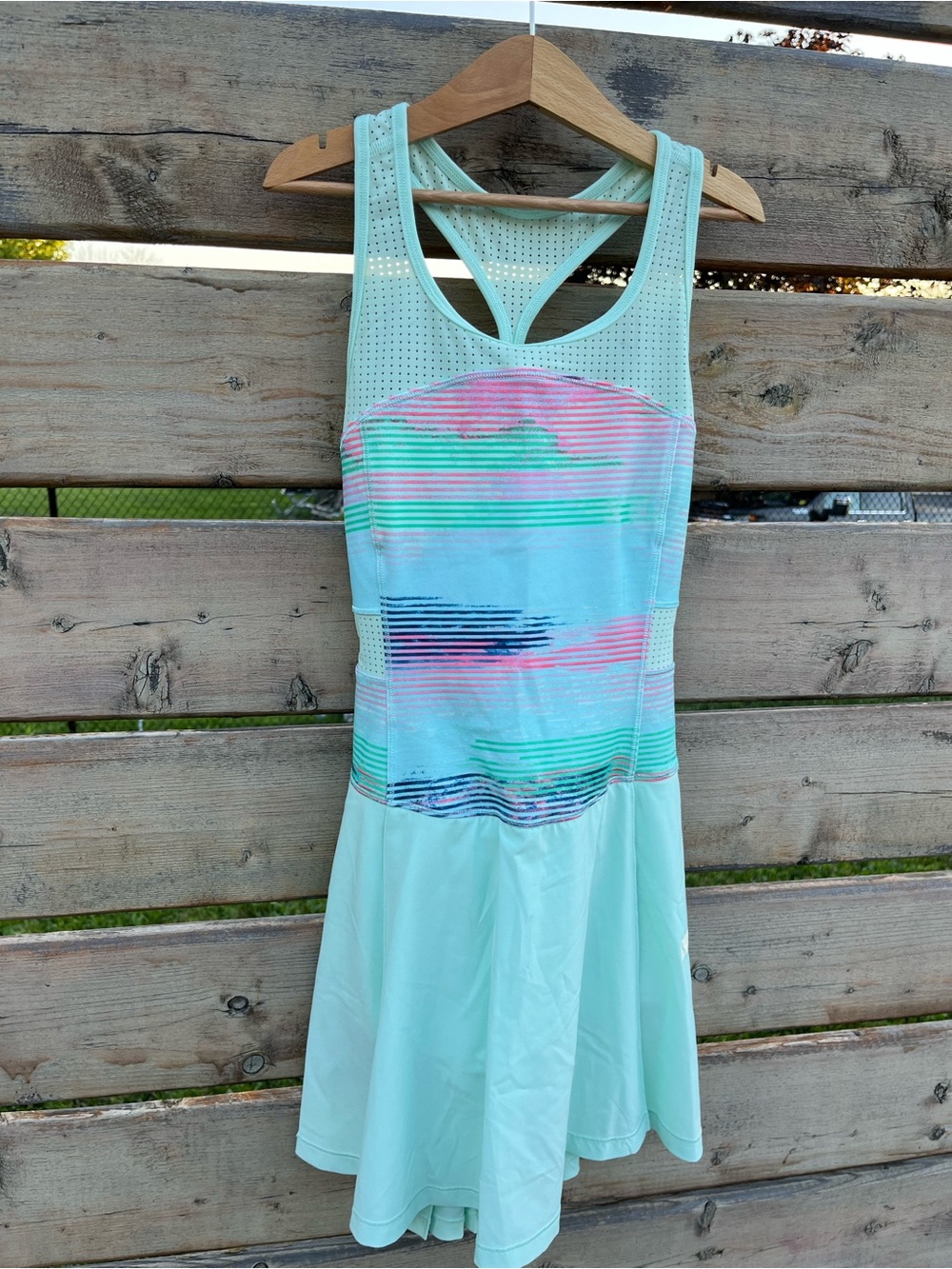 RARE Ivivva by Lululemon Mint Tennis Dress with Built-in Shorts & Shelf Bra
